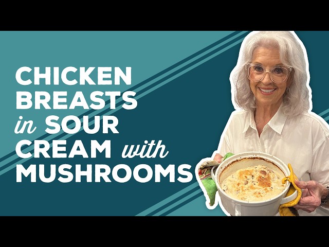 Video thumbnail for Love & Best Dishes: Chicken Breasts in Sour Cream with Mushrooms Recipe | Chicken Dinner Ideas