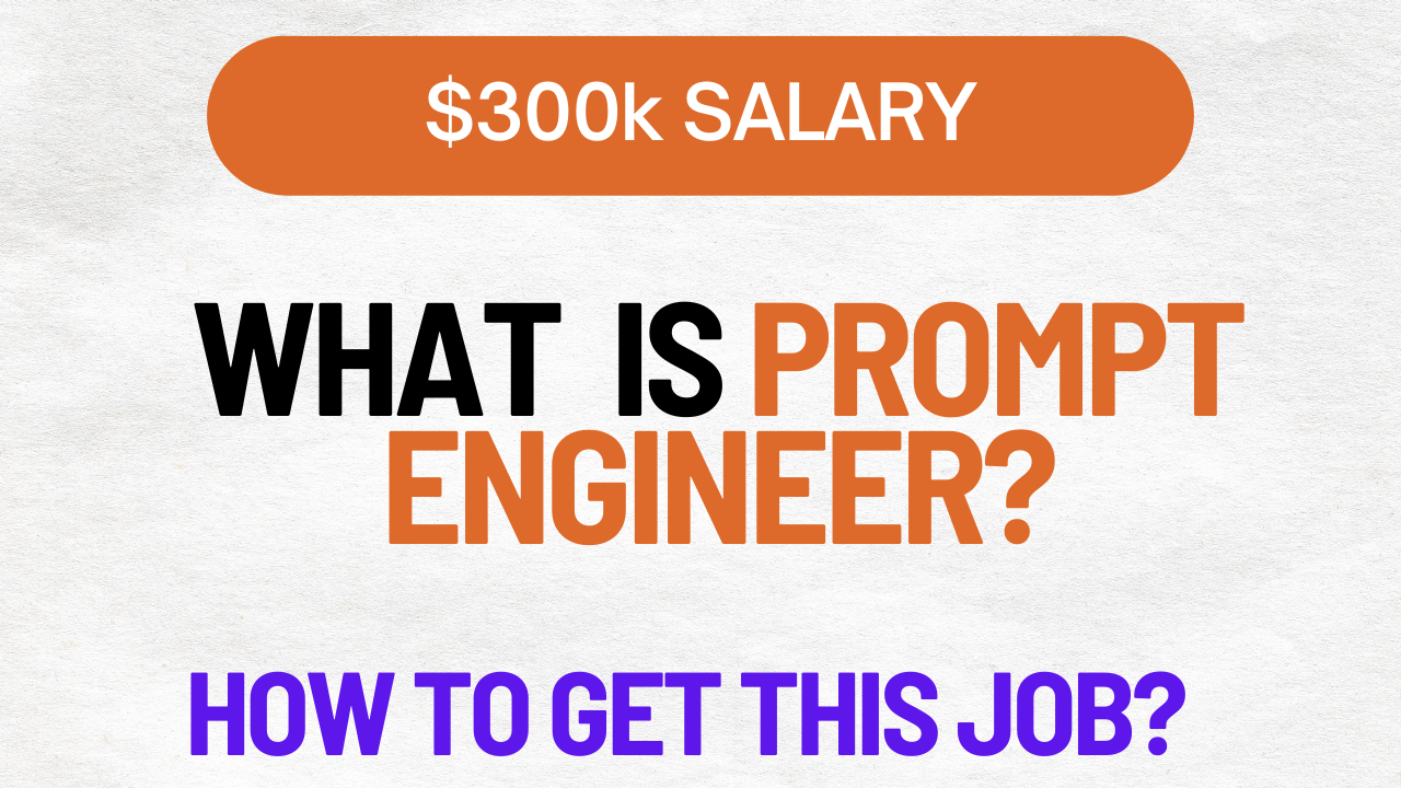 Video thumbnail for Prompt Engineer: 300K Salary