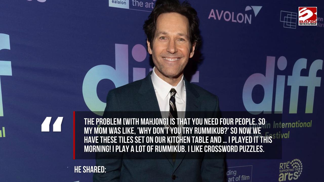 Video thumbnail for Hollywood star Paul Rudd loves Rummikub