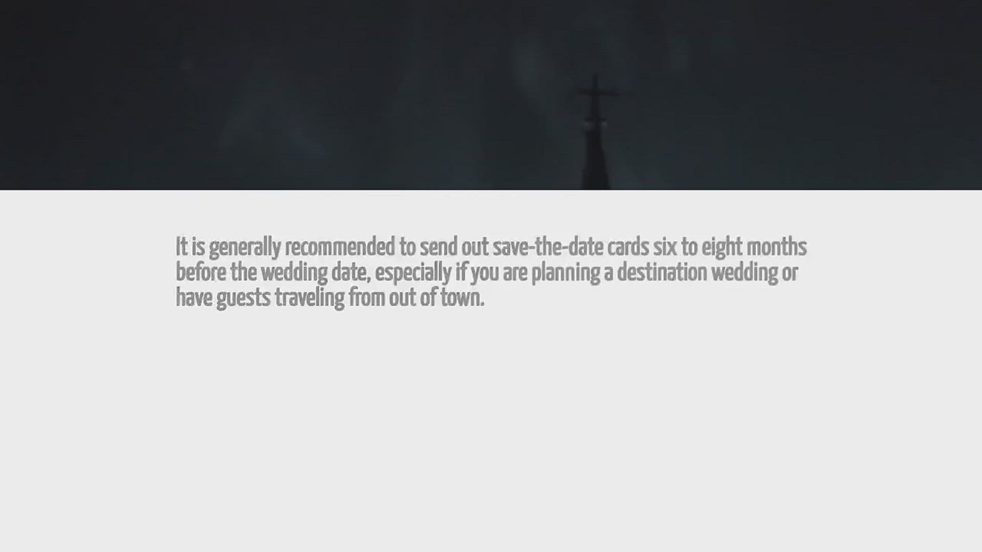 Video thumbnail for When To Send Out Wedding Invitations