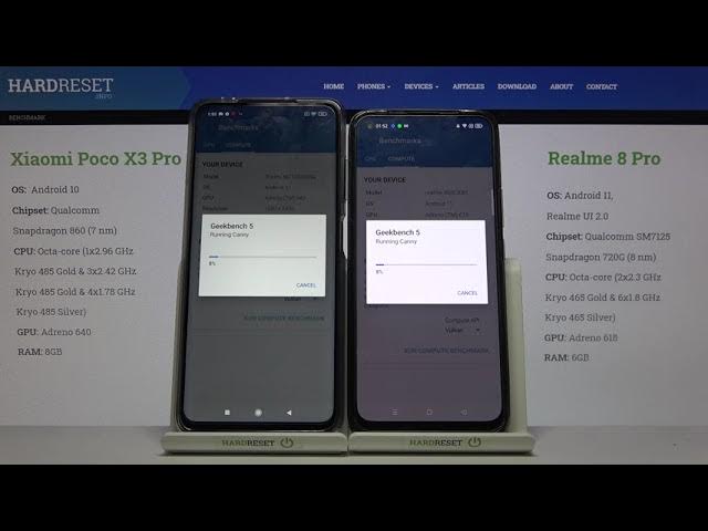 Video thumbnail for Xiaomi Poco X3 Pro vs Realme 8 Pro Geekbench 5 Vulkan GPU Benchmark - Device Comparison