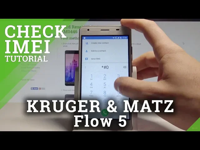 Video thumbnail for How to Check IMEI in KRUGER & MATZ Flow 5 - Serial Number Access |HardReset.Info