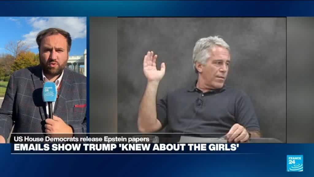 Video thumbnail for House Democrats release Epstein papers saying Trump 'knew about the girls'