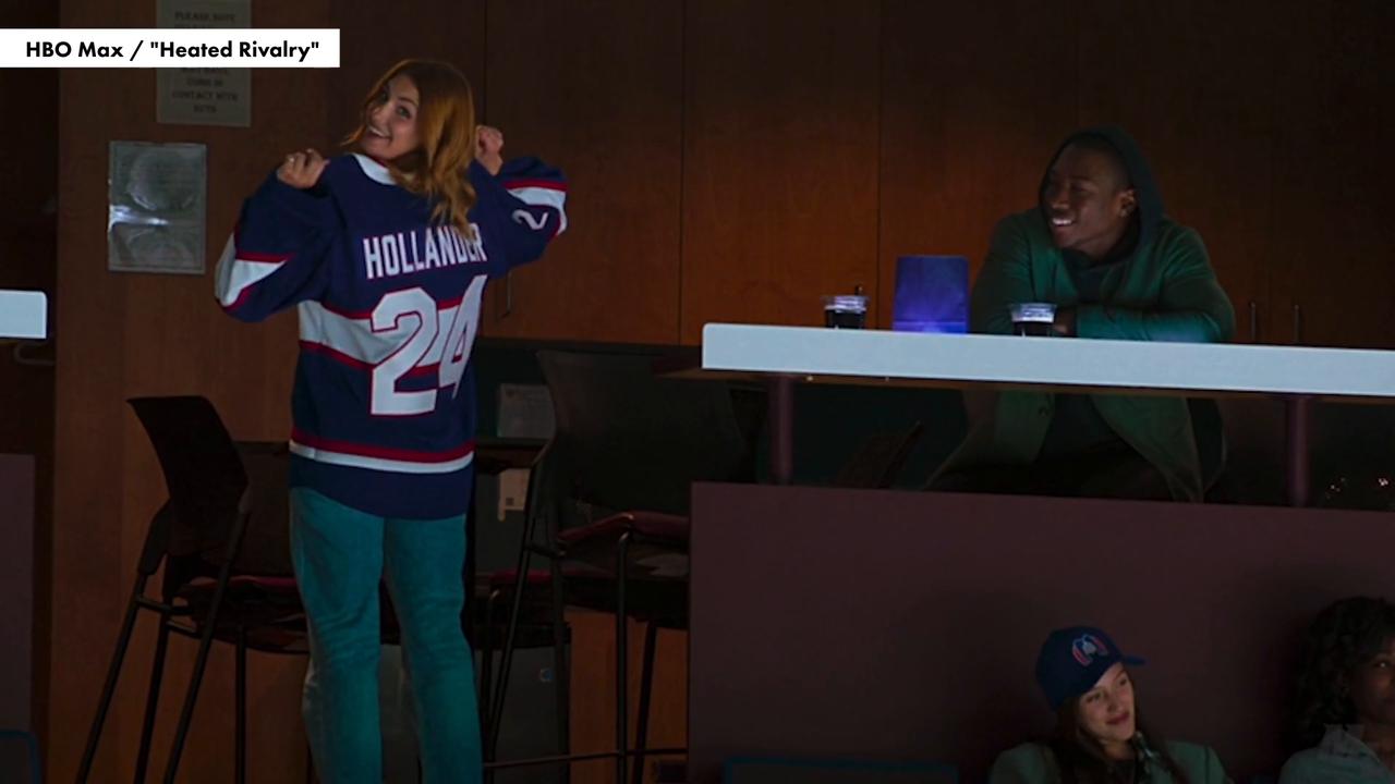 Video thumbnail for Connor Storrie & Hudson Williams Know 'Heated Rivalry's Tuna Melt Scene "Feels New And Exciting"