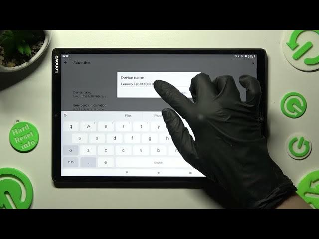 Video thumbnail for Lenovo TAB M10+ - Change Device Name / How to Edit Tablet Name by Settings!