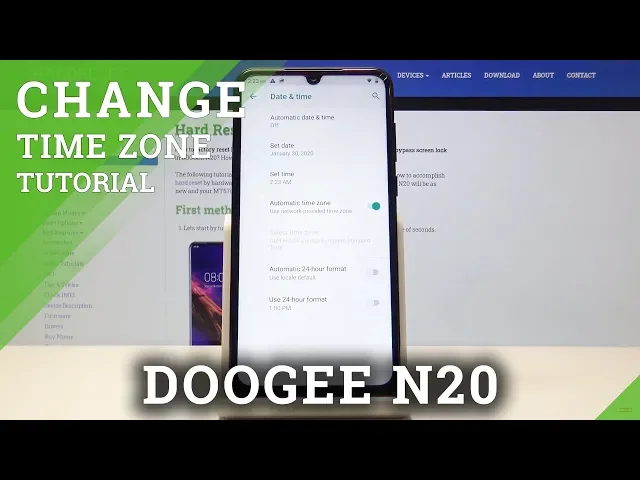 Video thumbnail for How to Change Date & Time in DOOGEE N20 - Time Settings
