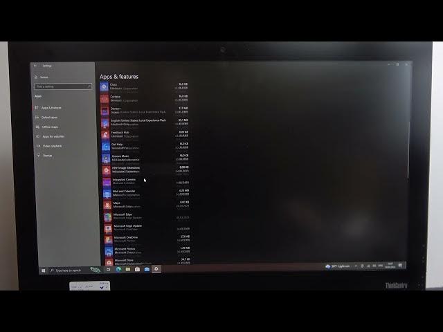 Video thumbnail for How To Uninstall Apps In LENOVO AIO M900Z