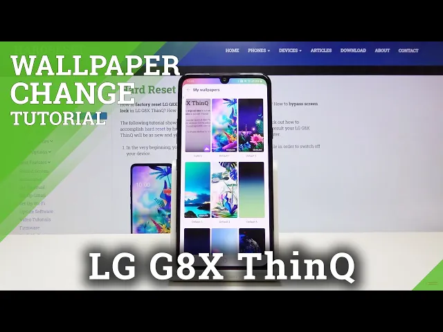 Video thumbnail for How to Change Wallpaper in LG G8X ThinQ – Set Up Display Photo