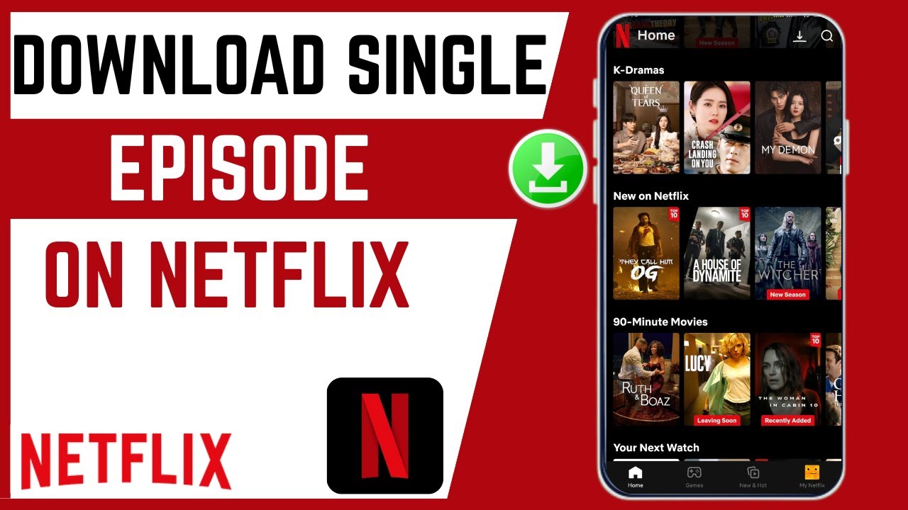 Video thumbnail for How To Download A Single Episode On Netflix Using Smartphone