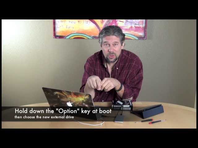 Video thumbnail for OWC Envoy Pro installed in a MacBook Pro (retina)