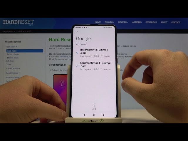 Video thumbnail for How to Log out from Gmail Account on XIAOMI MI 9T – Sign out Gmail Account