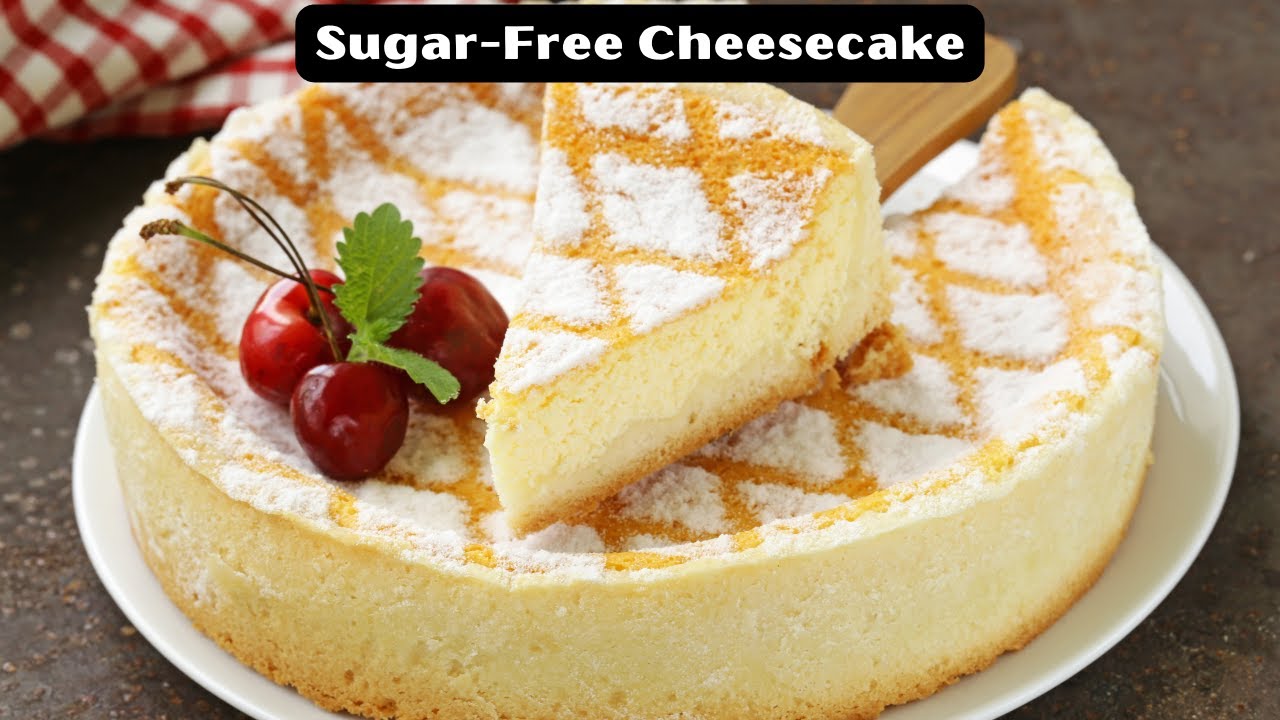 'Video thumbnail for Sugar Free Cheesecake Recipe: video blog'