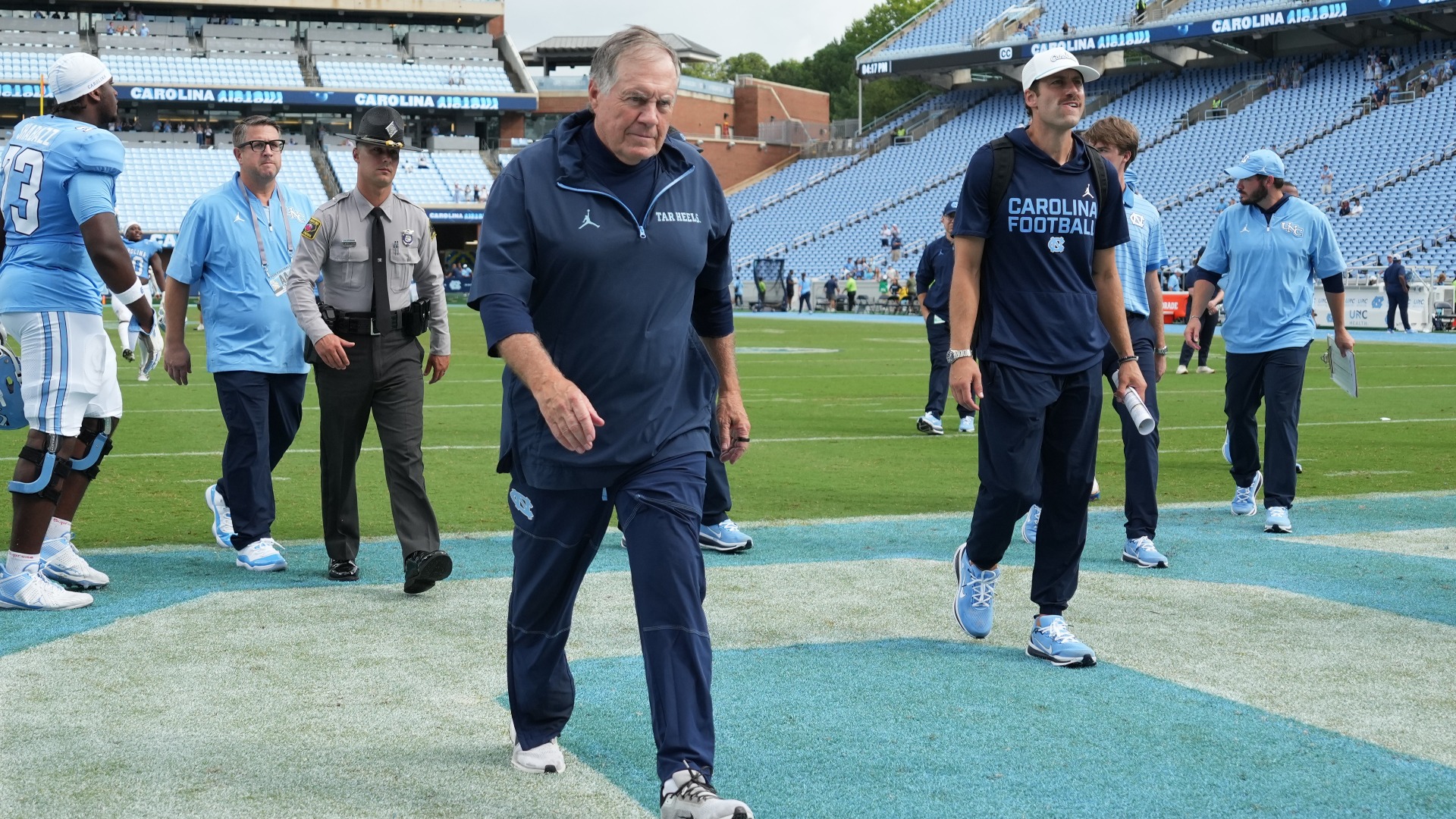 Video thumbnail for Discussing Bill Belichick's Quiet 2-0 Start at North Carolina