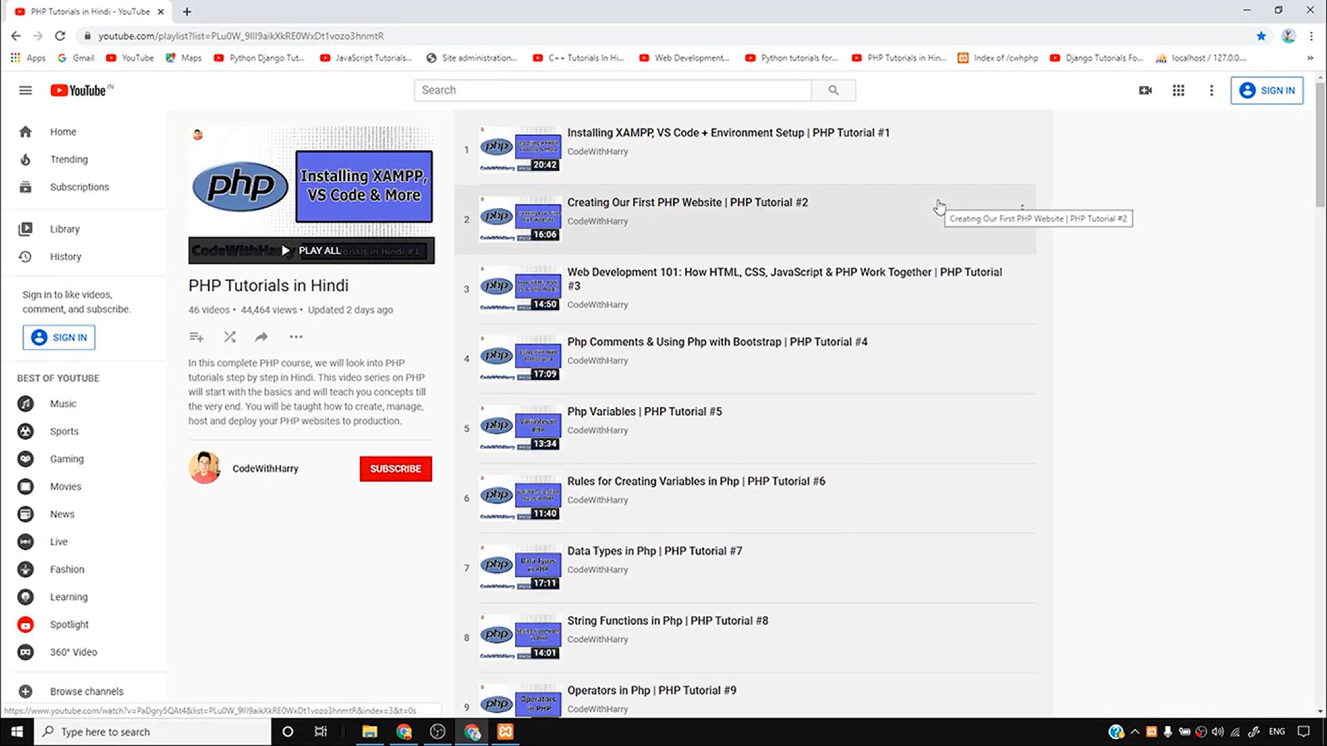 'Video thumbnail for PHP Project_Creating An Online Forum In php From Scratch _ PHP Tutorial #47'