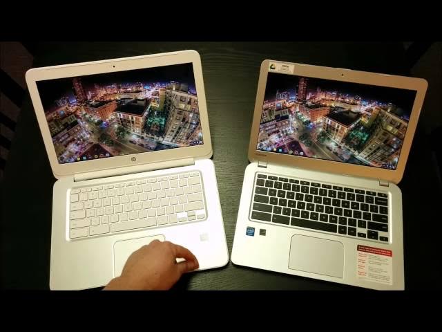 Video thumbnail for Toshiba Chromebook vs. HP Chromebook 14