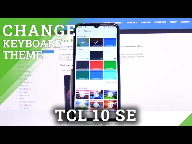 Video thumbnail for Keyboard Theme - TCL 10 SE & Customize Keyboard Look