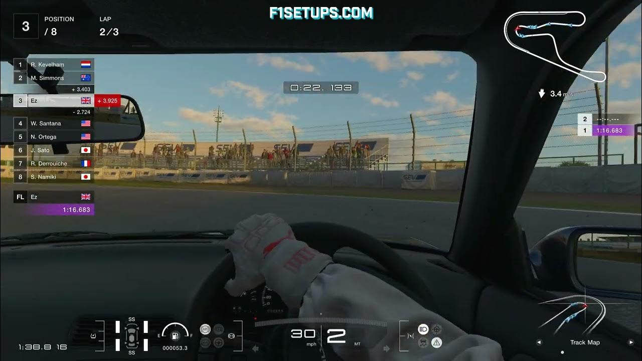 Video thumbnail for Gran Turismo 7 Menu Book 10 Race 1 Japanese FR Challenge 450 Tsukuba Circuit