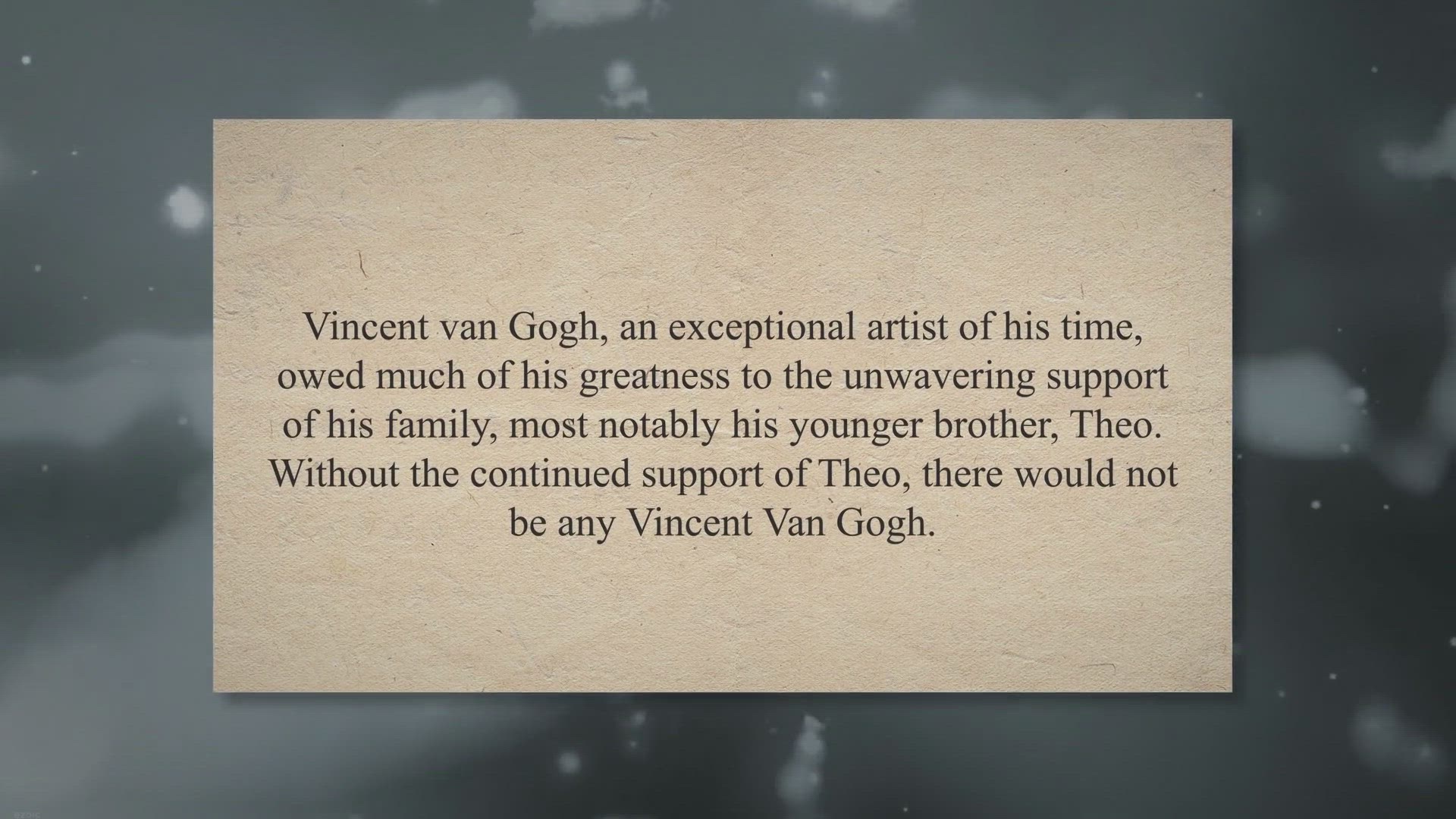 'Video thumbnail for Vincent Van Gogh's Family Connections Explored'