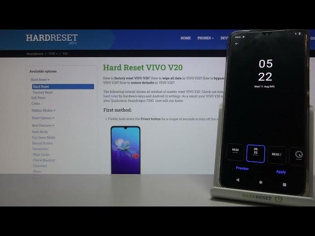 Video thumbnail for How to Customize Always On Display on VIVO V20 – Set Up AOD