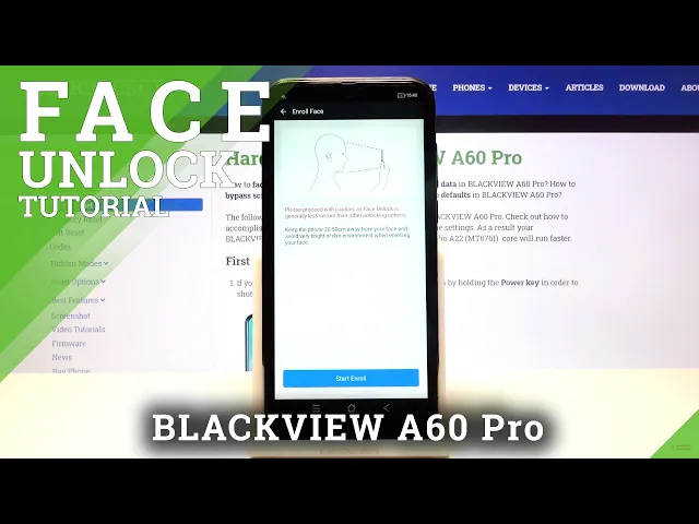 Video thumbnail for How to Set Up Face Unlock in BLACKVIEW A60 Pro – Face Recognition Unlock