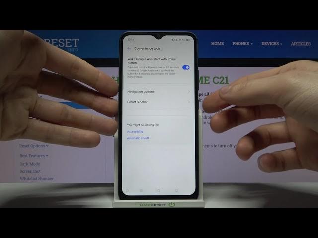 Video thumbnail for How to Link/Unlink Google Assistant with REALME C21 Power Button – Change Button Shortcuts