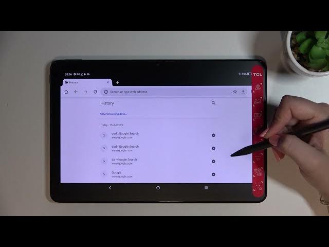 Video thumbnail for How to Clear Browsing Data on TCL NxtPaper 10s - Delete Browser History