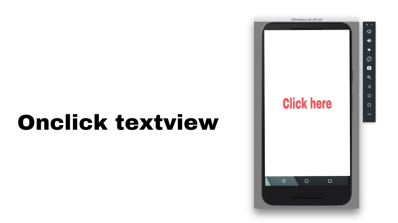 Video thumbnail for Clickable textview Android Studio