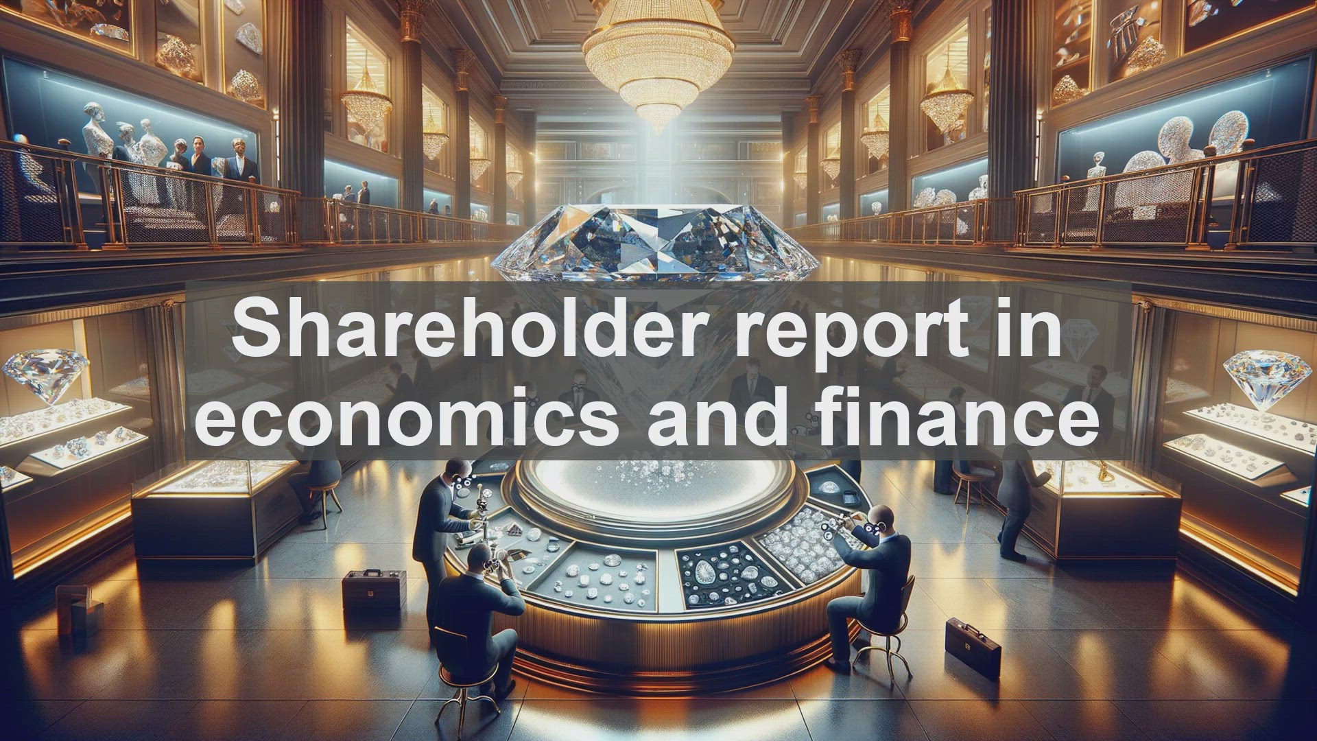 'Video thumbnail for Shareholder report in economics and finance'