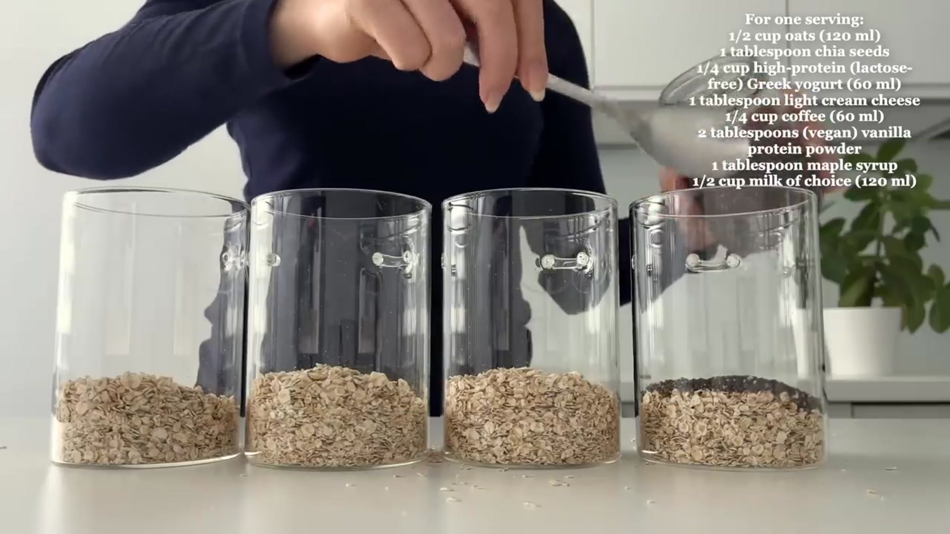 Video thumbnail for Healthy   High protein Meal Prep with Easy Recipes   100G  Protein   overnight oats  wraps  pasta (720P HD)