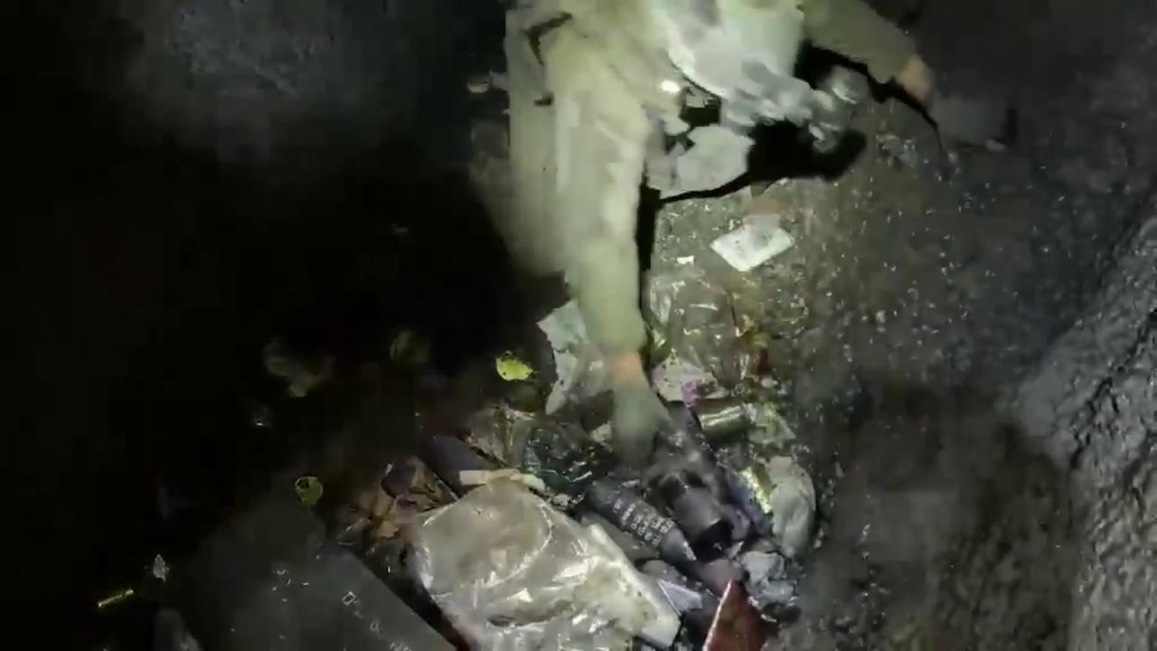 Video thumbnail for Lebanon: IDF Uncovers Huge Hezbollah Weapons Cache Hidden Inside Southern Lebanon Tunnels.