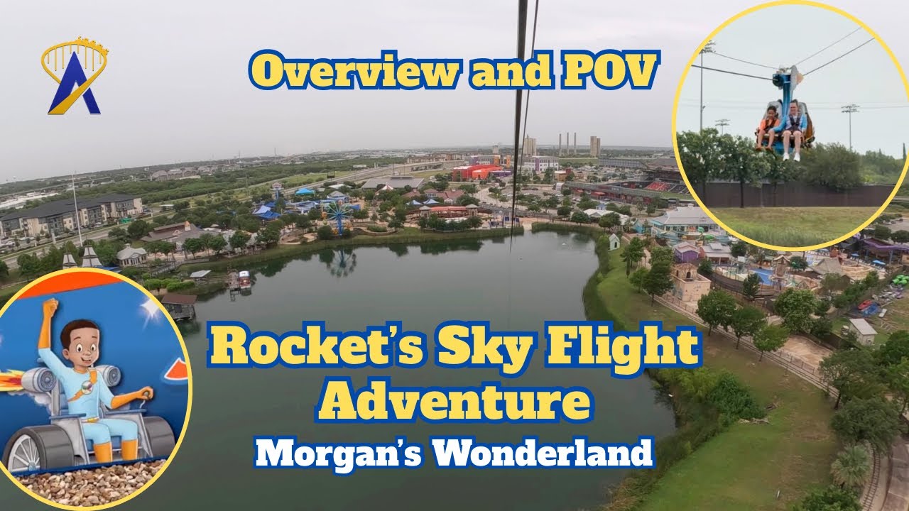Video thumbnail for Rocket's Sky Flight Adventure POV - Morgan's Wonderland Zipline Ride
