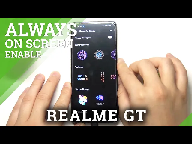 Video thumbnail for Disable Always On Display Function - REALME GT and Lock Screen Settings