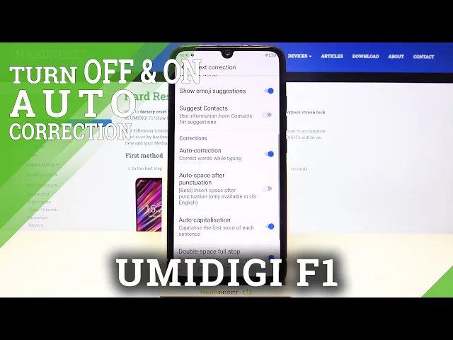 Video thumbnail for How to Manage Auto Correction in UMIDIGI F1 – Enable Text Correction