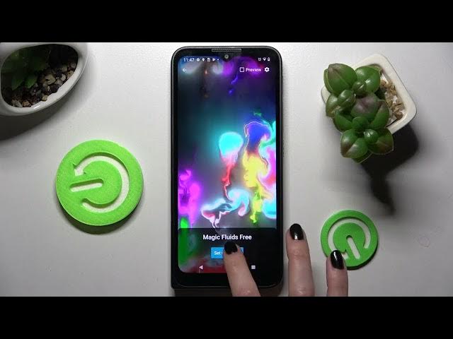 Video thumbnail for How to Download and Apply Live Wallpaper on MOTOROLA Defy - Use Magic Fluids Free Wallpapers
