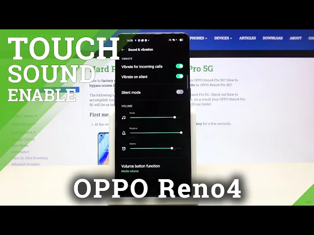 Video thumbnail for How to Enable Touch Sounds in OPPO Reno 4 – Find Touching Sounds Options