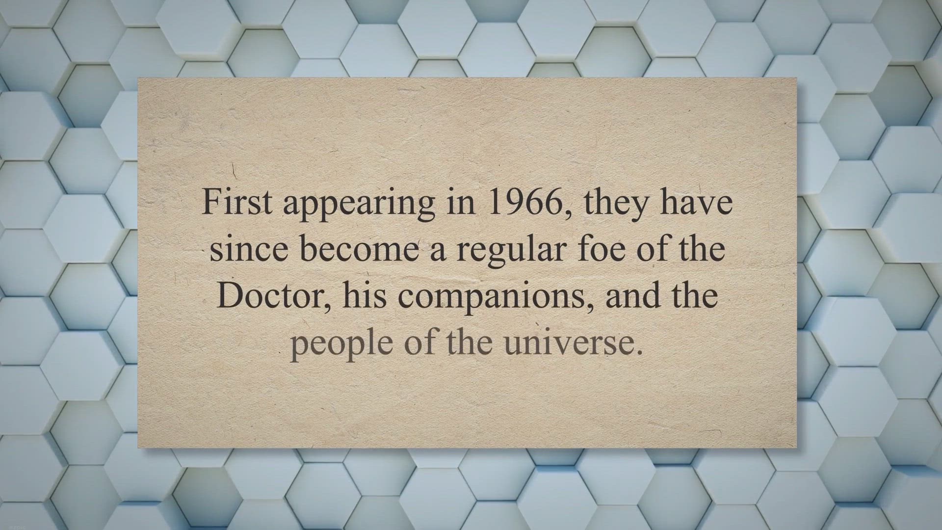 Video thumbnail for Who Are The Cybermen?