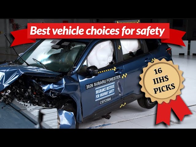 Video thumbnail for Best vehicle choices for safety--16 top IIHS picks