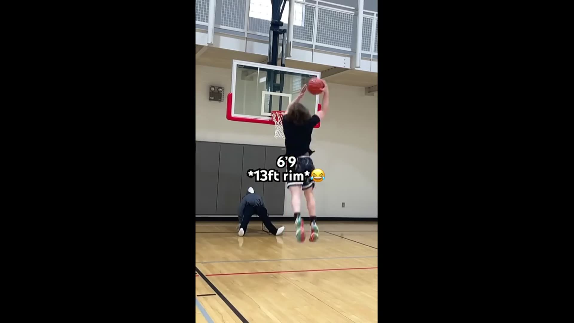 'Video thumbnail for travis reynolds: dunking progression: basketball heights challenge'