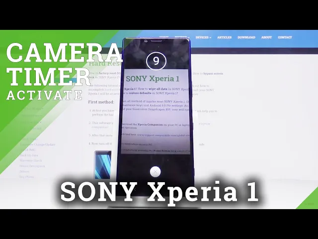 Video thumbnail for How to Set Camera Timer in SONY Xperia 1 – Set Countdown