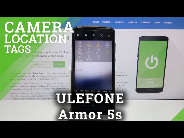 Video thumbnail for How to Turn On Camera Location Tags in ULEFONE Armor 5s – Camera Location Options
