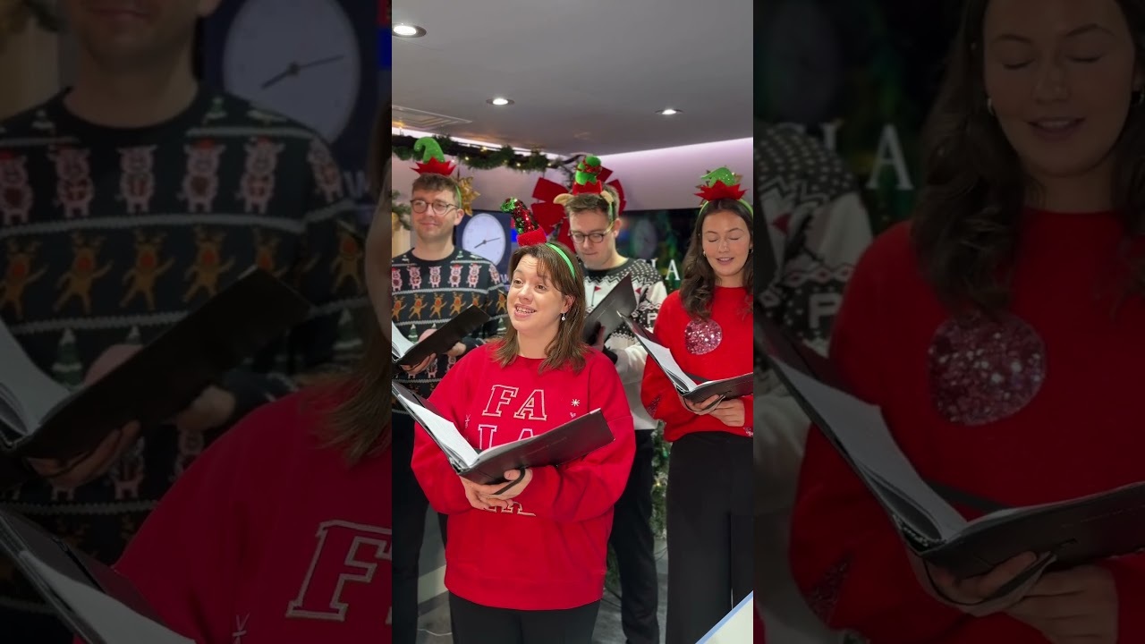 Video thumbnail for Nothing says Christmas like the sound of carols…