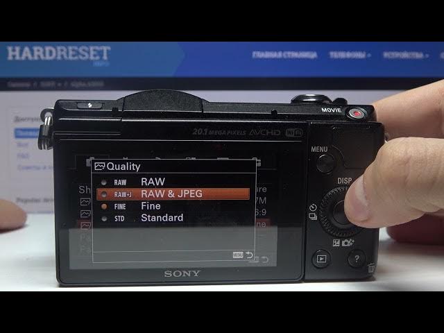 Video thumbnail for Sony Alpha A5000 - How to Change Photo Quality?