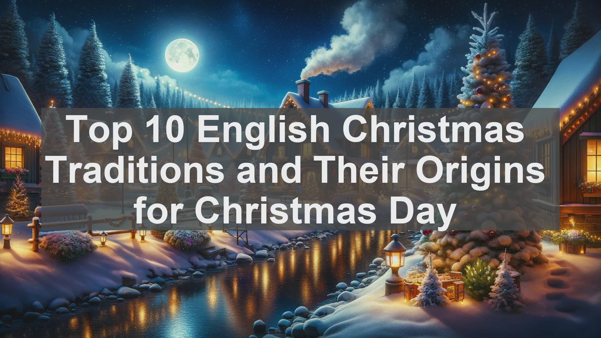 'Video thumbnail for Top 10 English Christmas Traditions and Their Origins for Christmas Day'