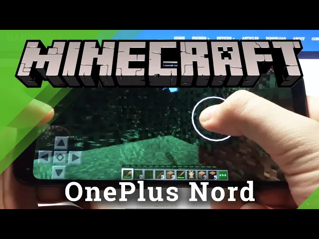 Video thumbnail for Minecraft on OnePlus Nord N100
