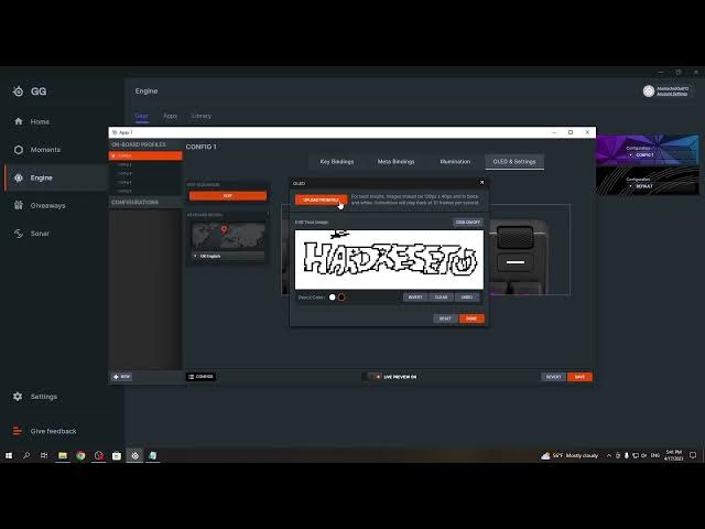 Video thumbnail for How To Change Oled Image On Steelseries Apex 7