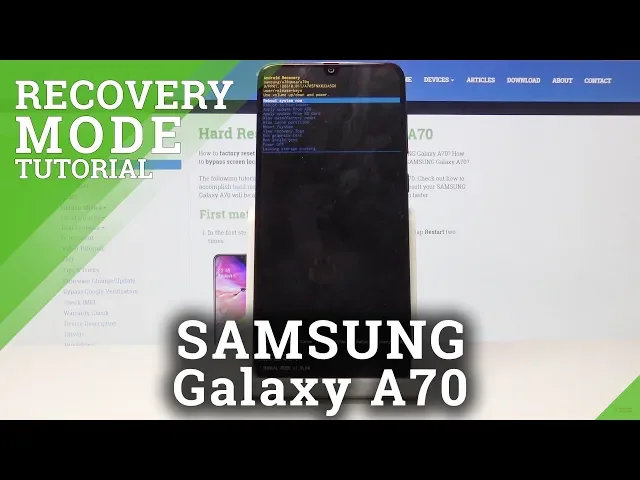 Video thumbnail for How To Boot Recovery Mode in Samsung Galaxy A70 - Enter / Quit SAMSUNG System Recovery