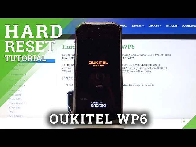 Video thumbnail for How to Bypass Screen Lock in OUKITEL WP6 – Hard Reset Process by Recovery Mode