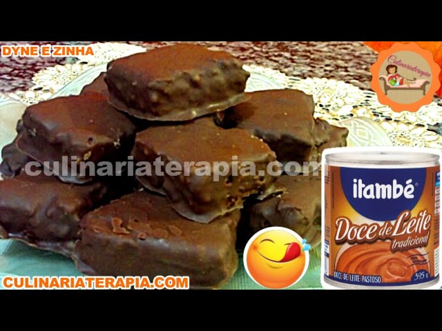 'Video thumbnail for Aprenda Como Fazer Palha Italiana de Doce de Leite Banhada no Chocolate Ensinada por Especialista'
