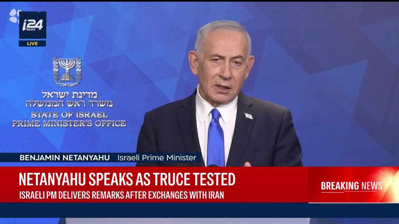 Video thumbnail for Netanyahu speaks