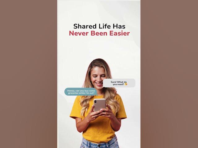 Video thumbnail for Shared life has never been easier #shorts